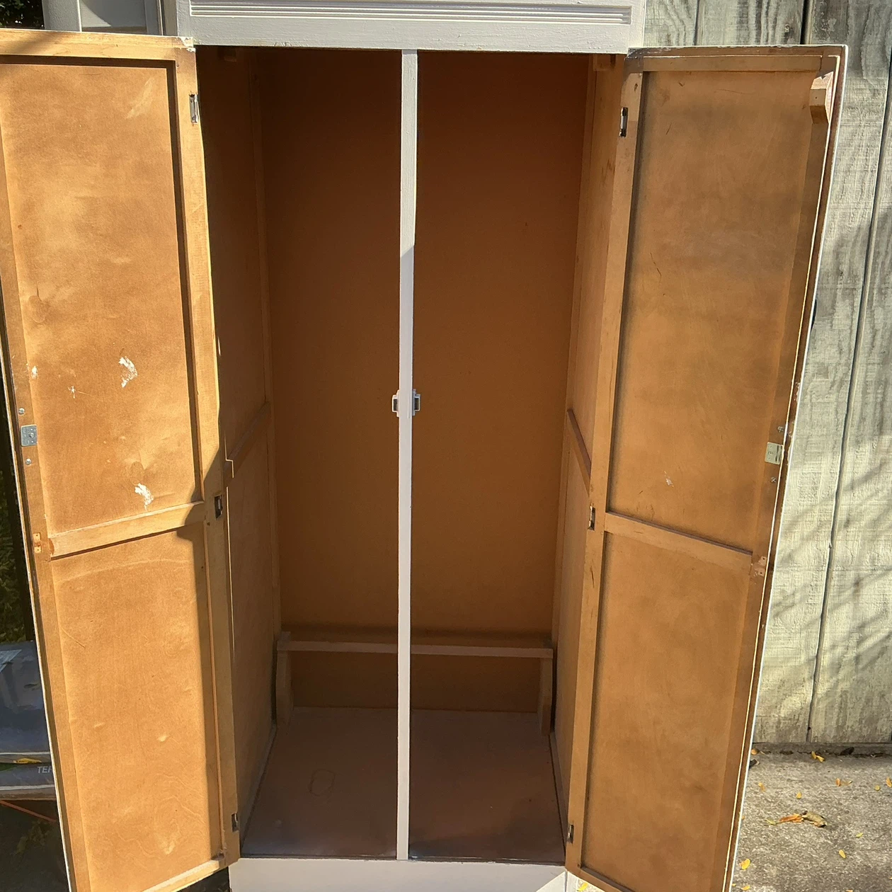White Wooden Wardrobe Storage Cabinet ! - photo 5