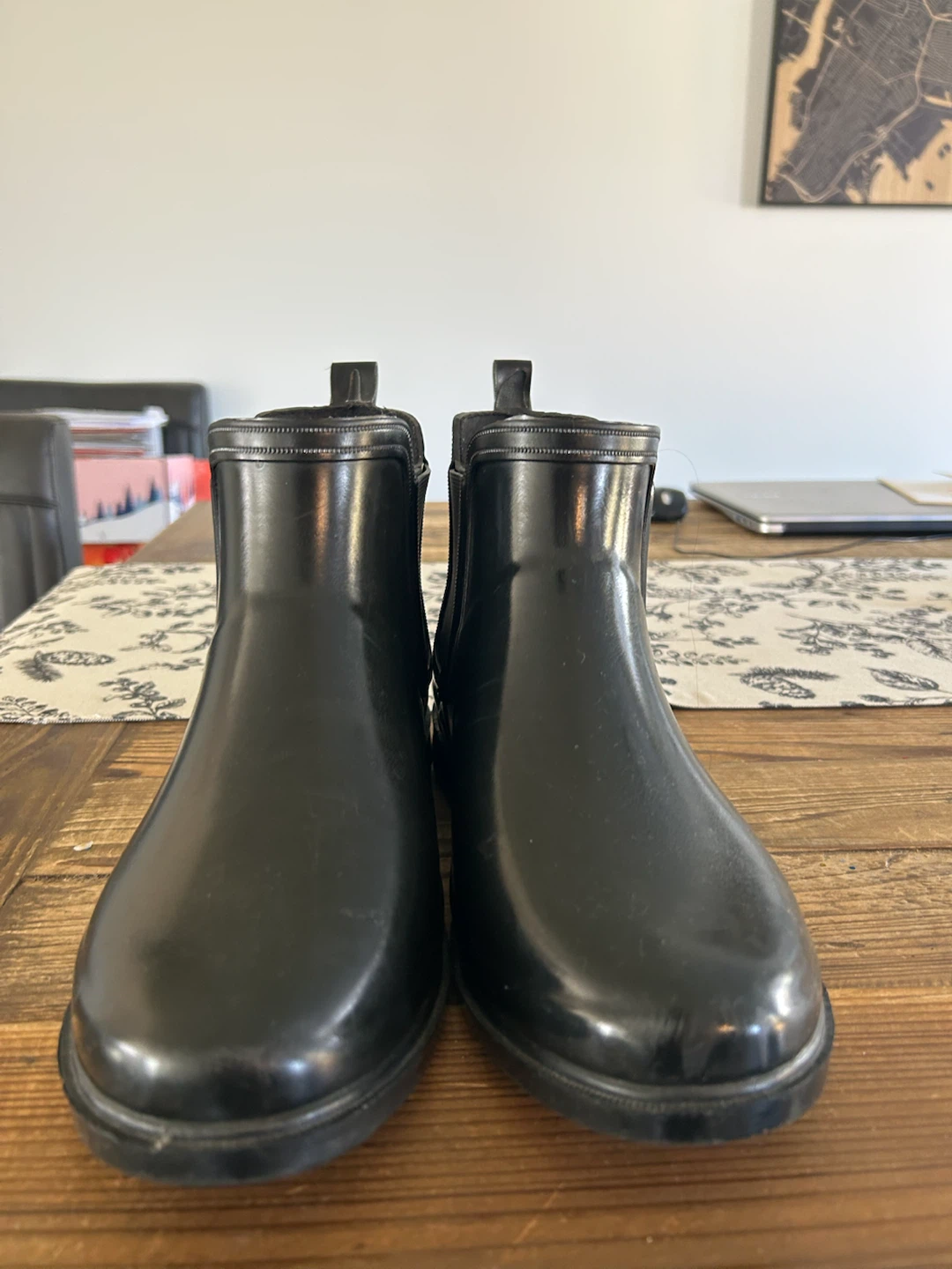 Black Chelsea Rain Boots - photo 2