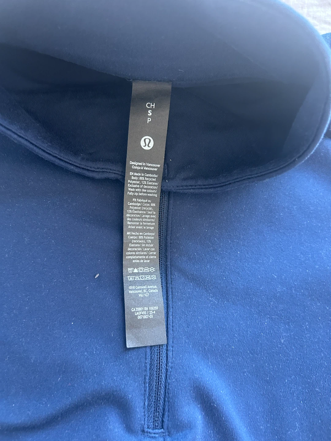 Lululemon Blue Half-Zip Pullover - photo 2