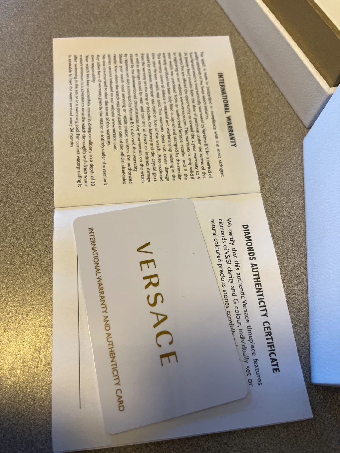 Versace GMT Stainless Steel Watch with Box - photo 3