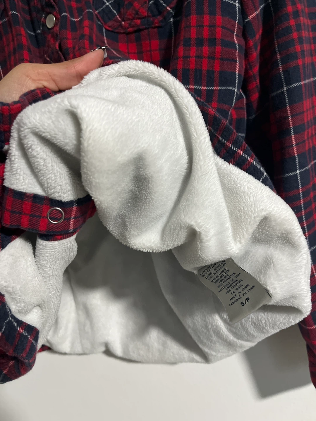 Women’s flannel jacket - small - photo 2
