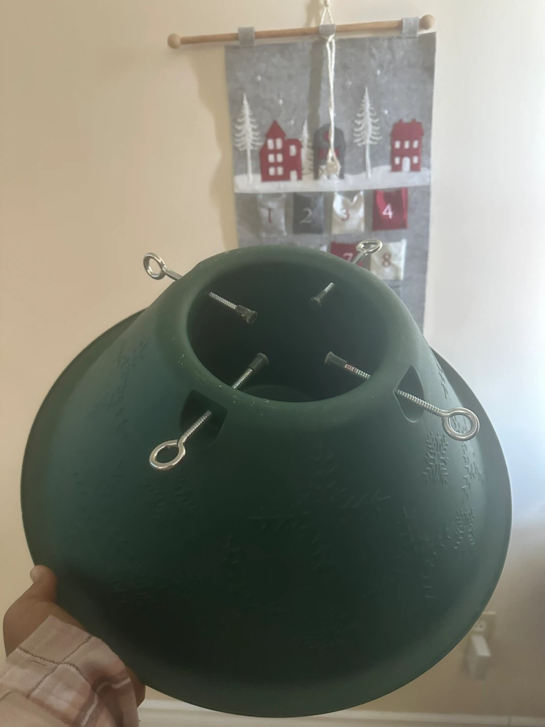 Green Plastic Christmas Tree Stand