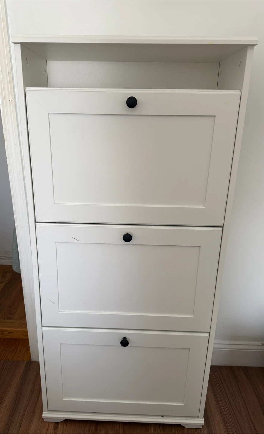 White Shoe Cabinet – Must Go ASAP!