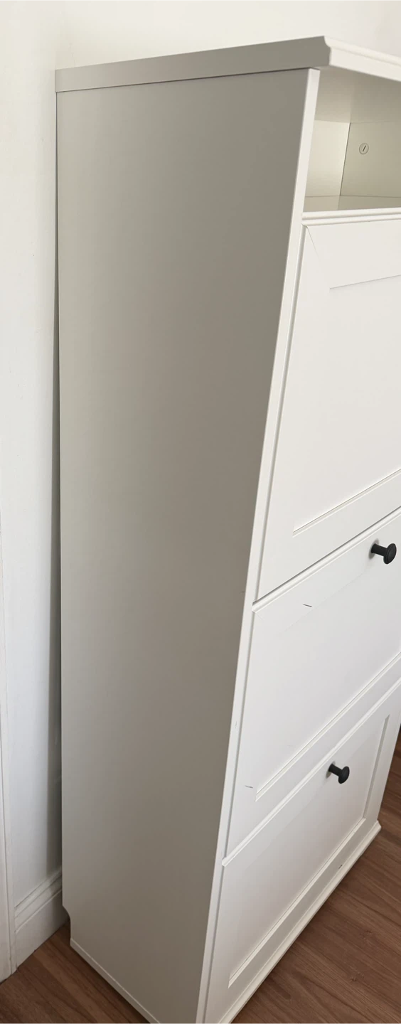 White Shoe Cabinet – Must Go ASAP! - photo 4