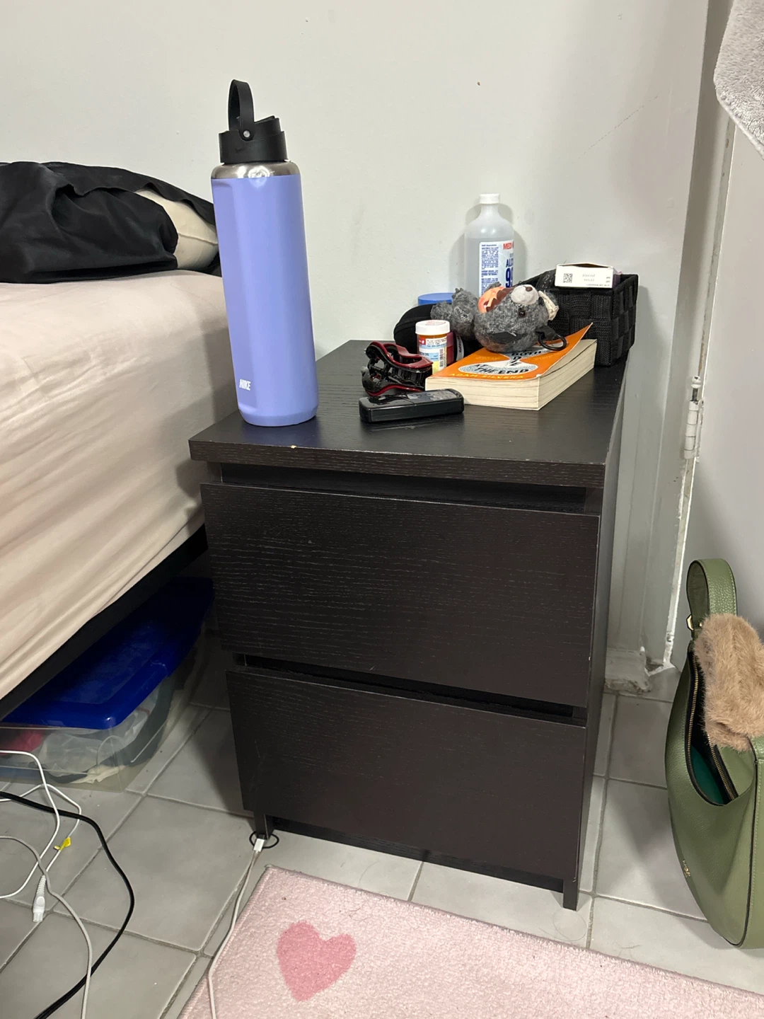 IKEA MALM BEDSIDE TABLE