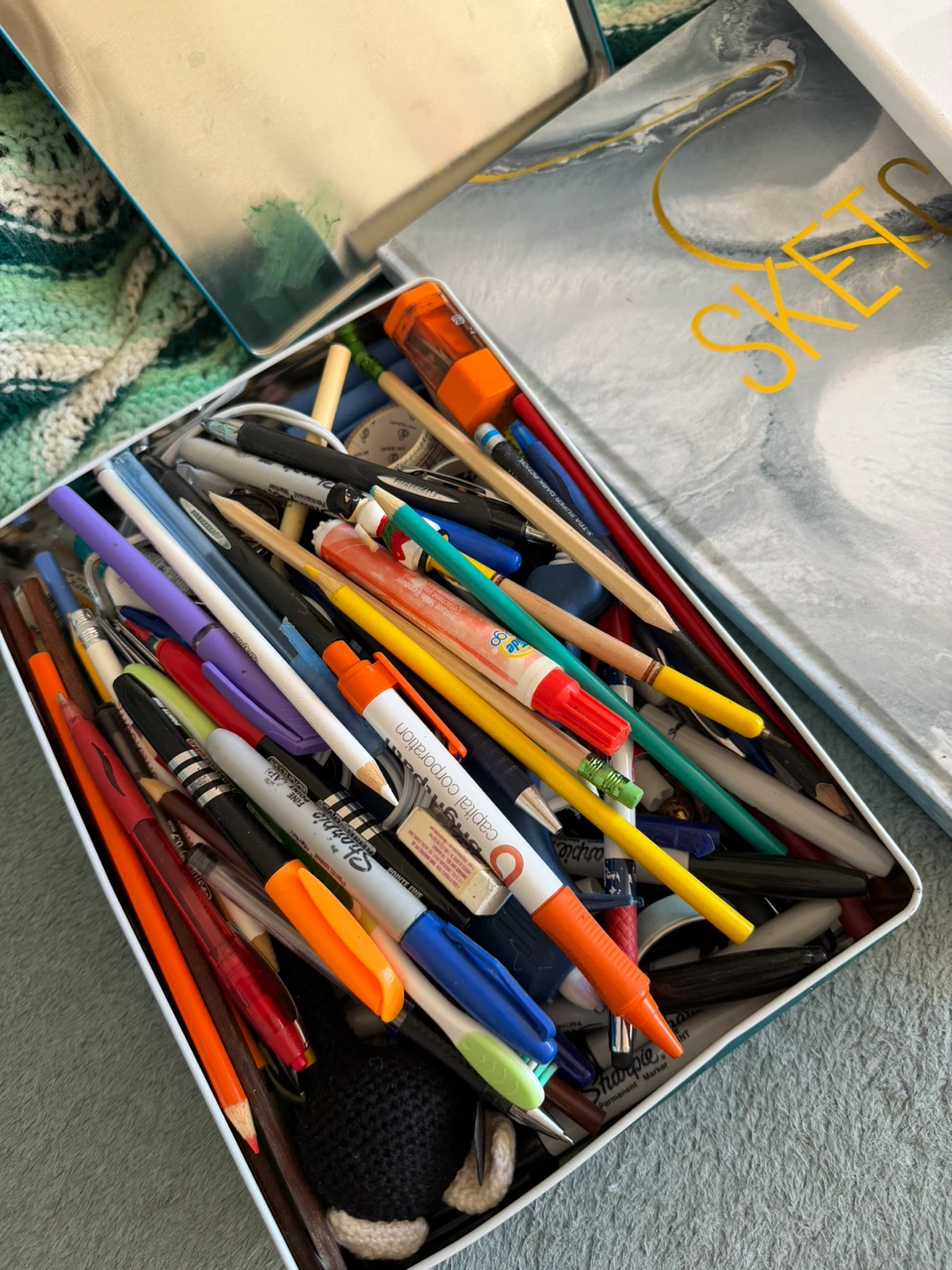 Assorted Art Supplies and Sketchbook - photo 4