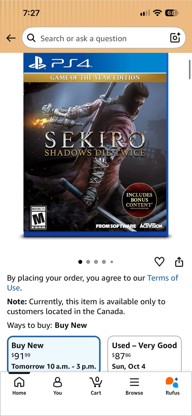Sekiro: Shadows Die Twice - PS4/PS5 - photo 4