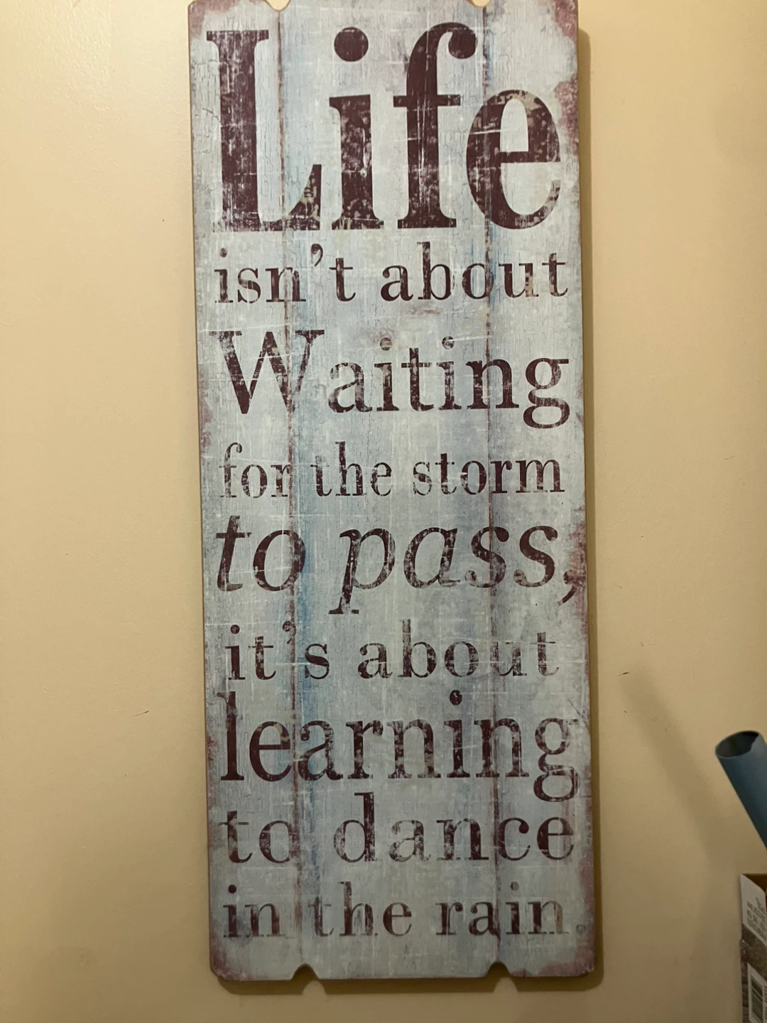 Decorative Wooden Wall Sign