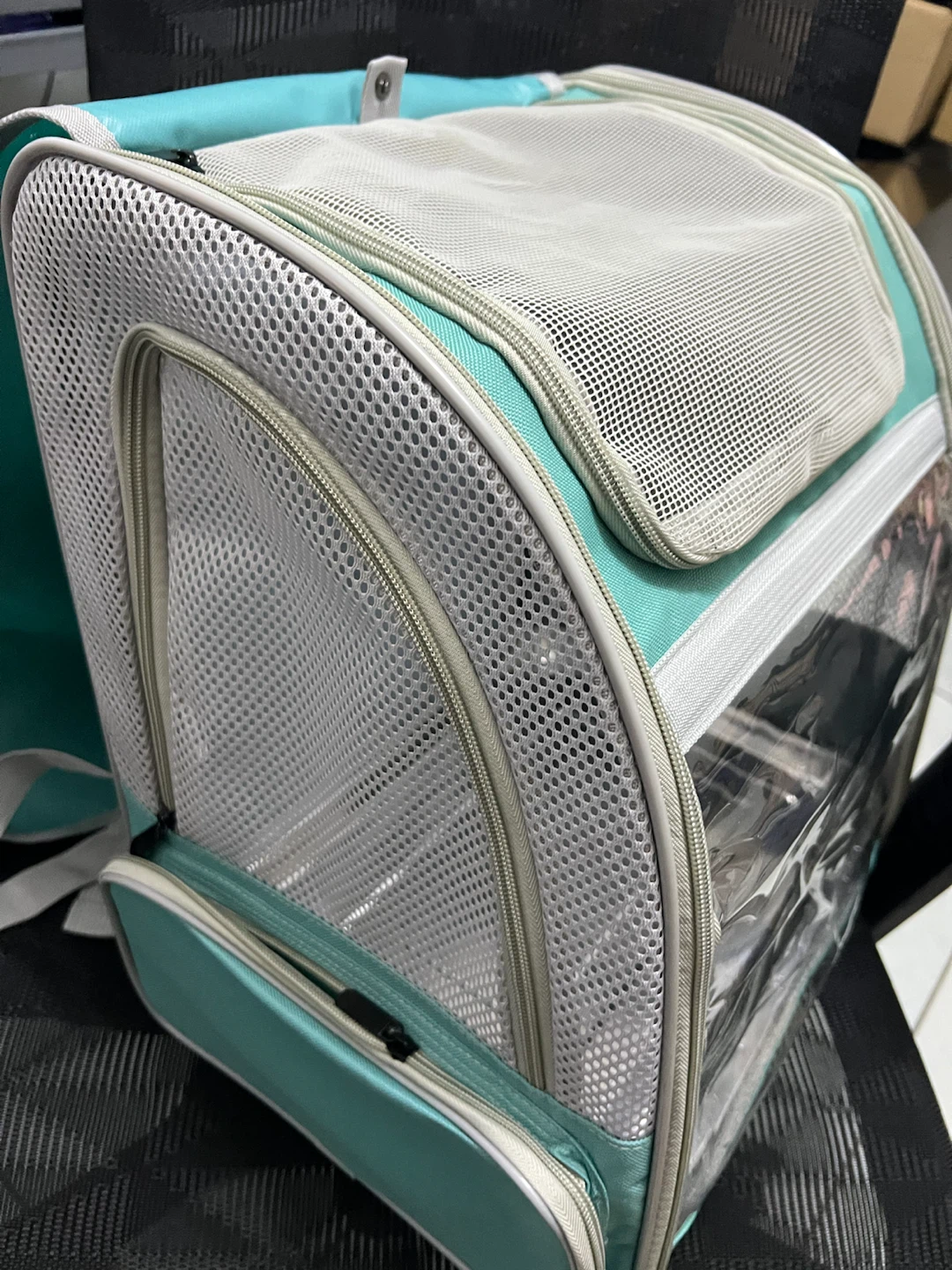 Pet carrier backpack