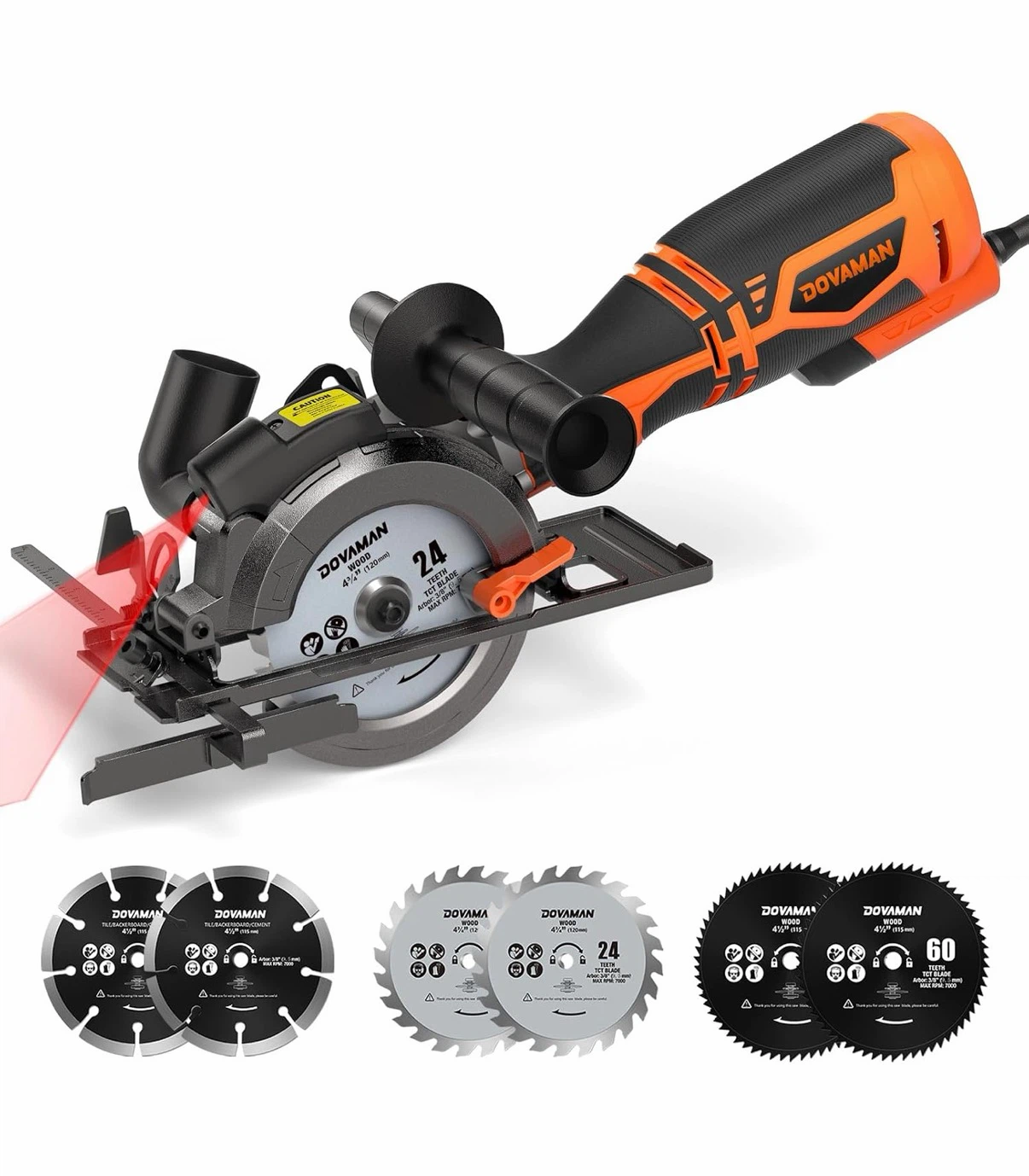 Dovaman 5.8A Mini Circular Saw