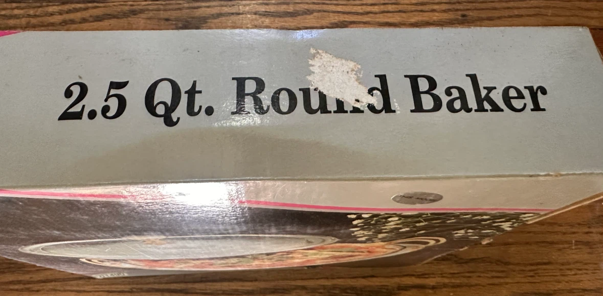 2.5 Qt. Round Baker