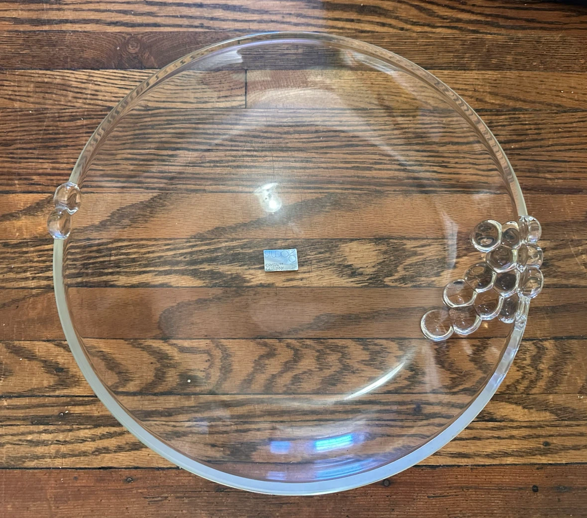 Studio Nova Crystal Serving Platter