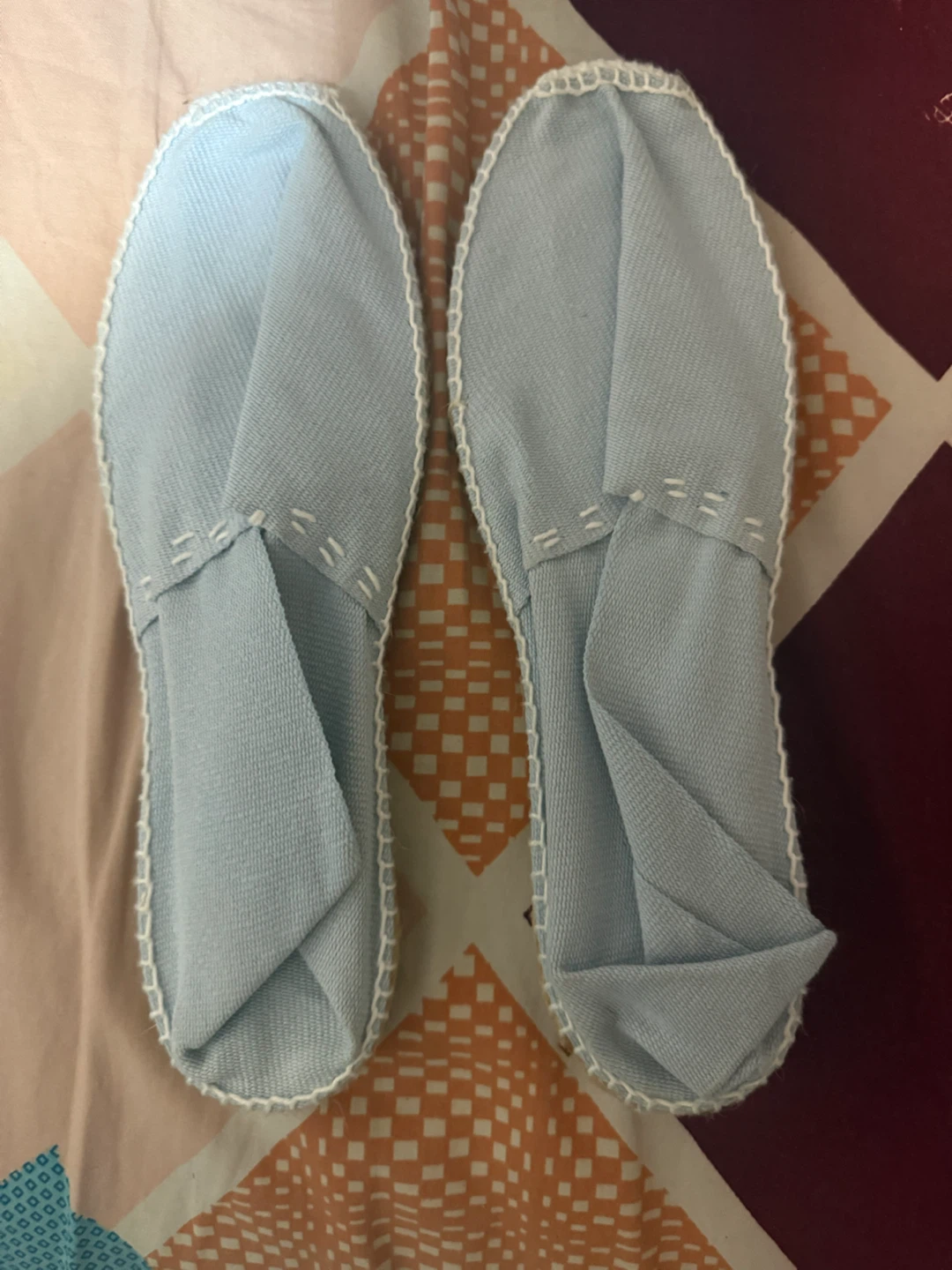 Light Blue Espadrilles Size 42