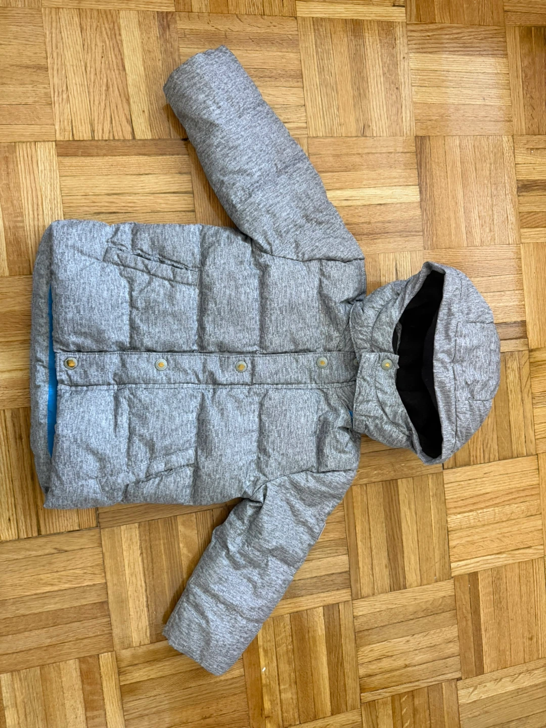 Baby Gap Toddler Puffer Jacket - Grey - Size 2 Years