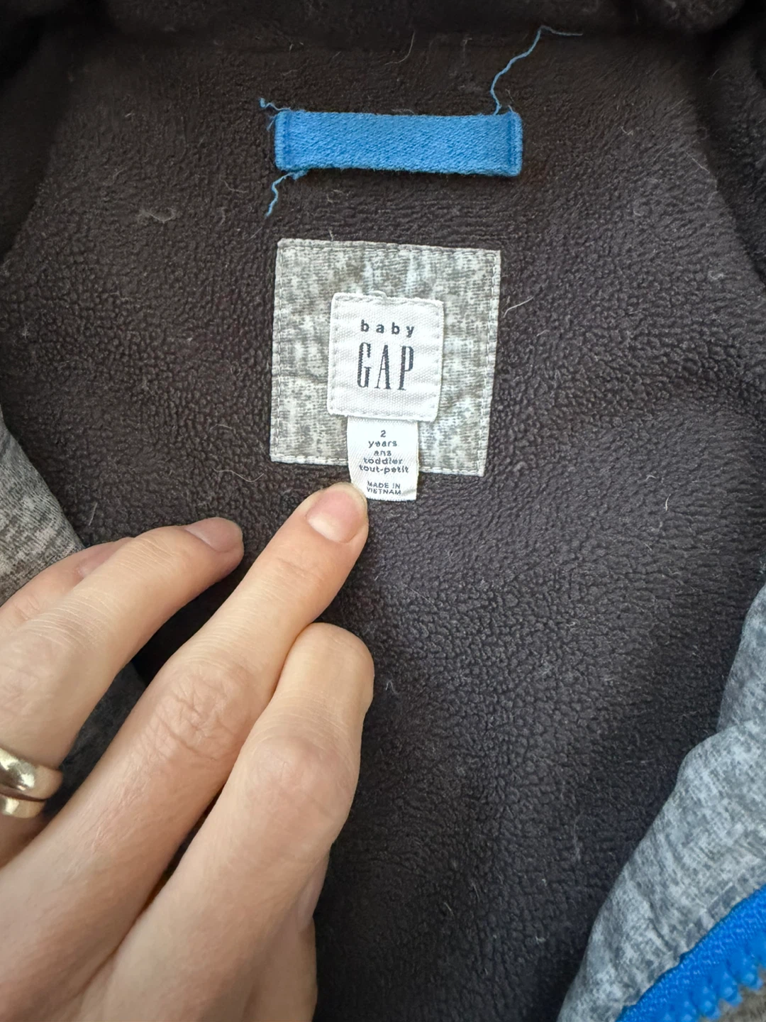 Baby Gap Toddler Puffer Jacket - Grey - Size 2 Years - photo 2