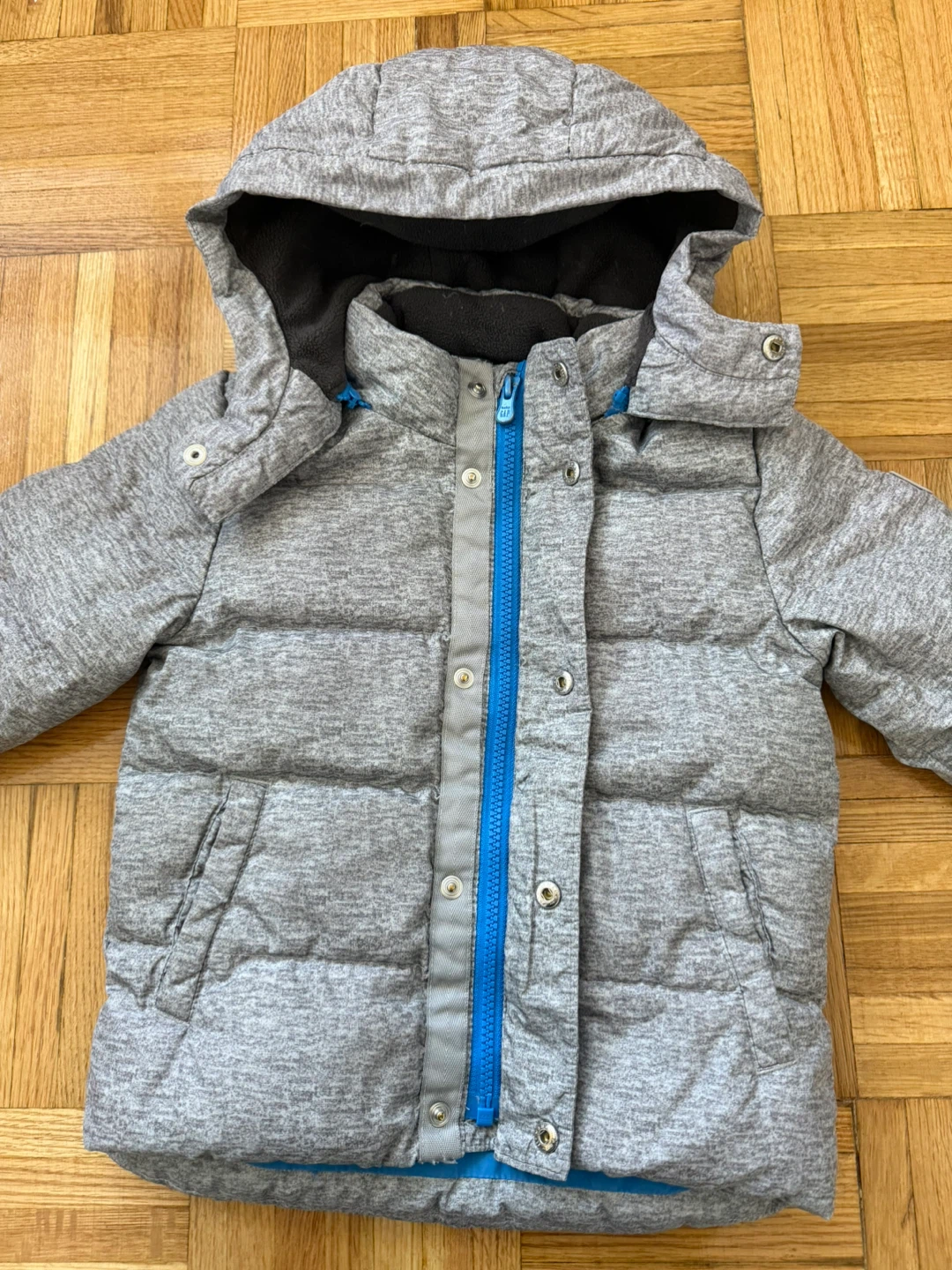 Baby Gap Toddler Puffer Jacket - Grey - Size 2 Years - photo 3