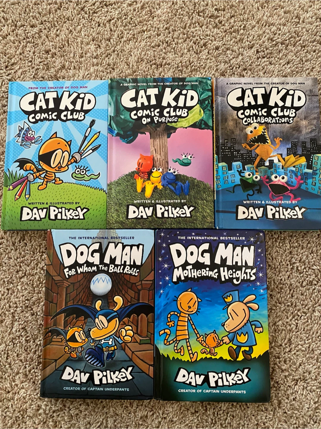 5 Dav Pilkey Graphic Novel Collection