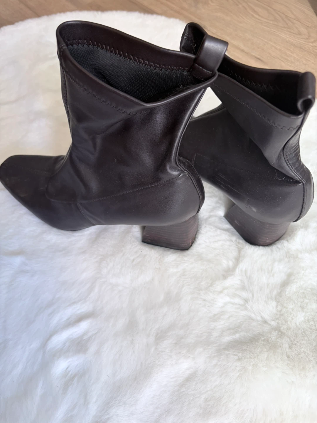 Dark Brown Ankle Boots