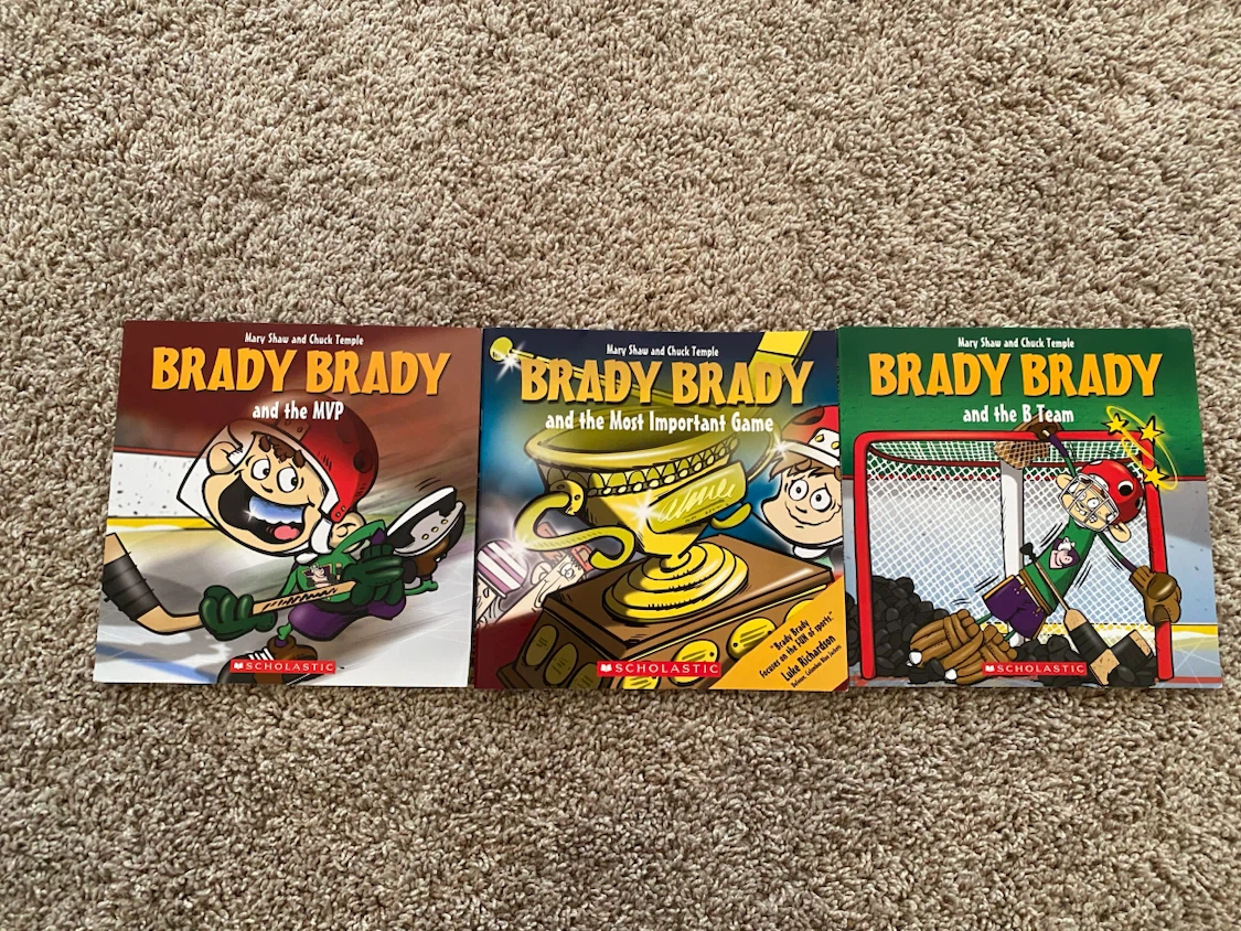 Set of 9 Children's Hockey Books