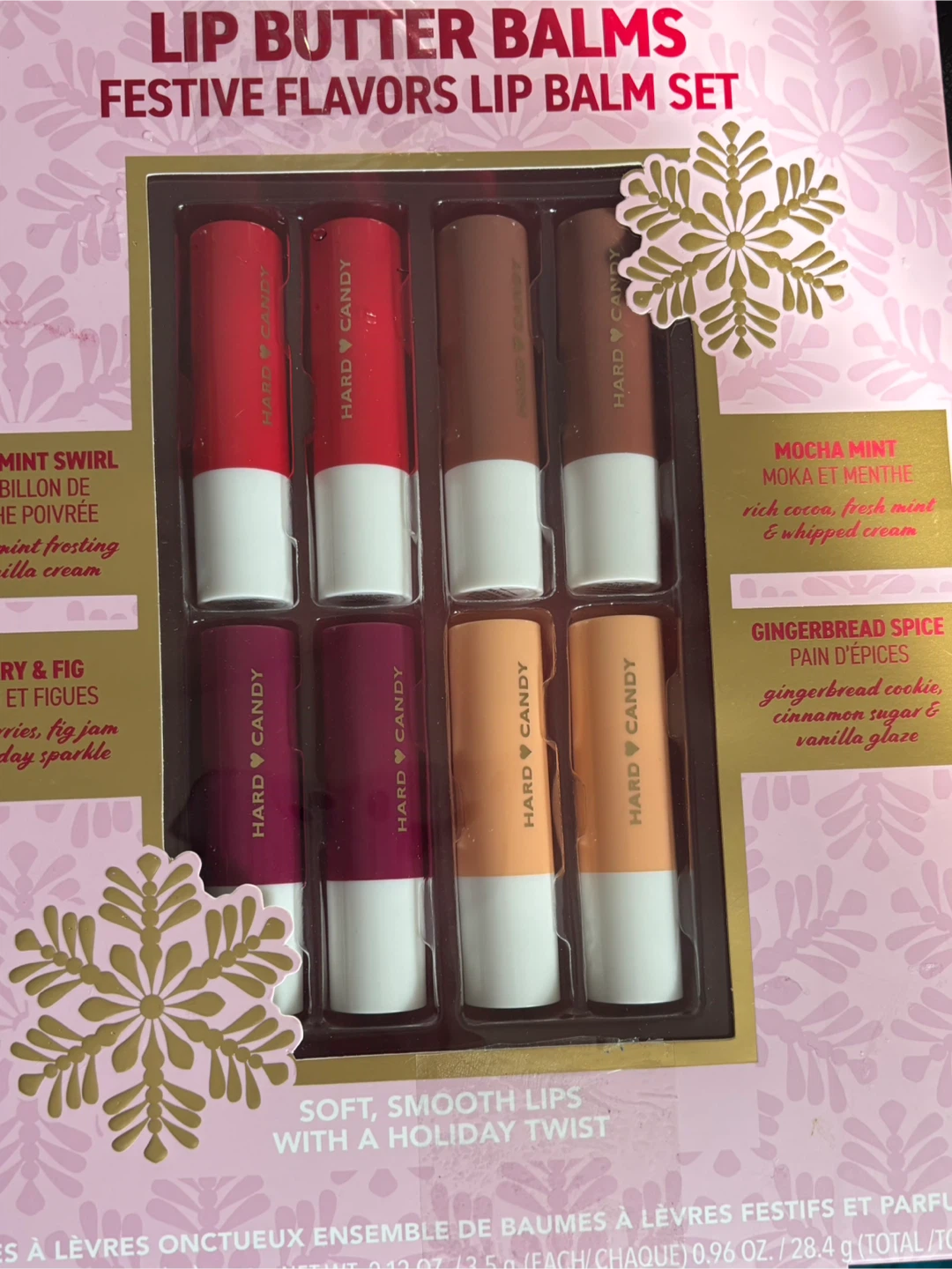 Hard Candy Festive Flavors Lip Butter Balms Set