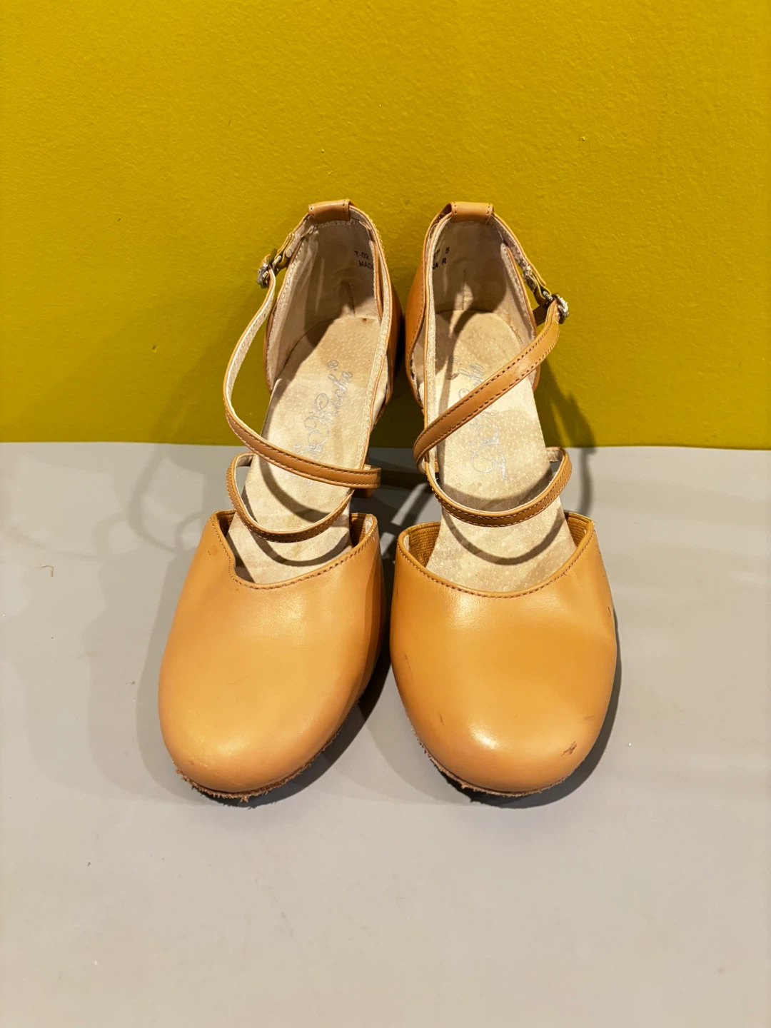 Tan Ballroom Dance Shoes Size 5 - photo 2