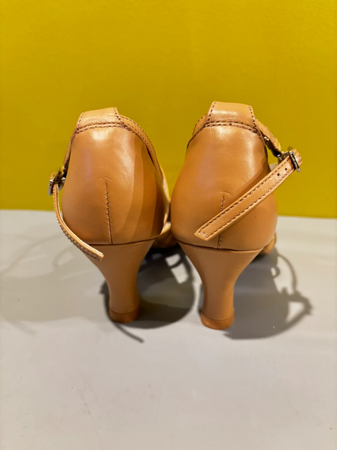 Tan Ballroom Dance Shoes Size 5 - photo 4
