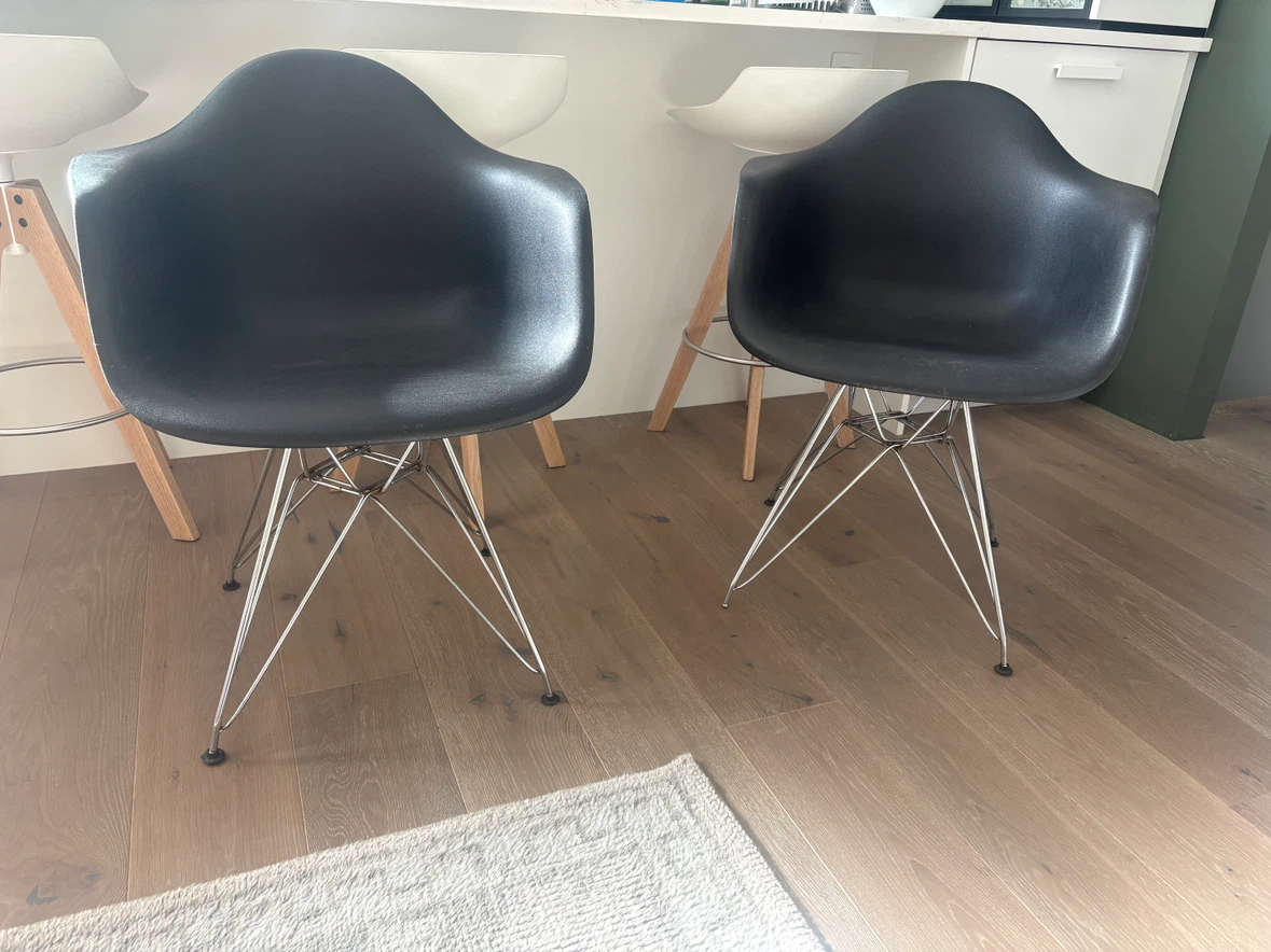 Eames Style Armchairs - Set of 2