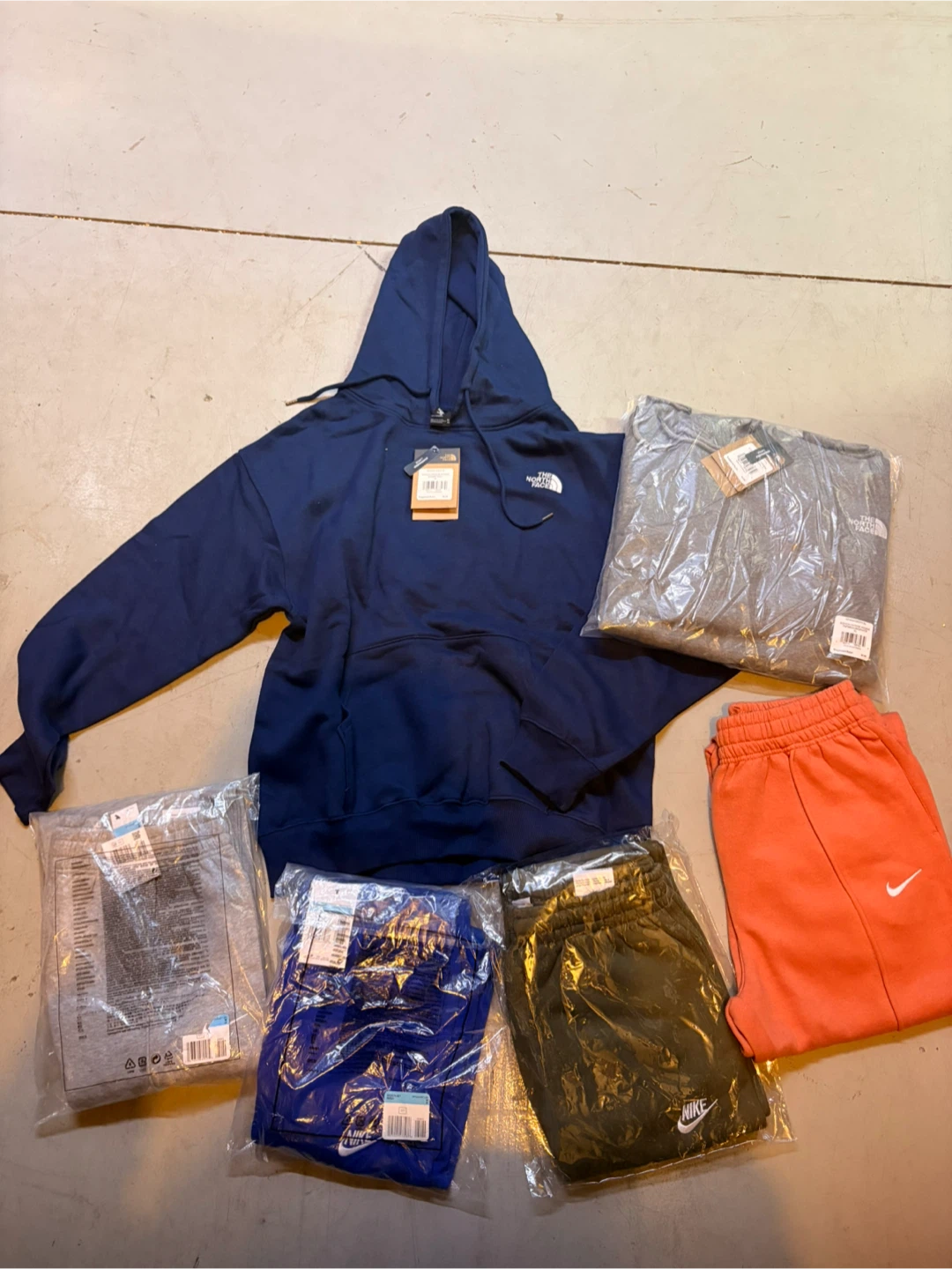 $40 each or grab the whole Nike / North Face Apparel Bundle