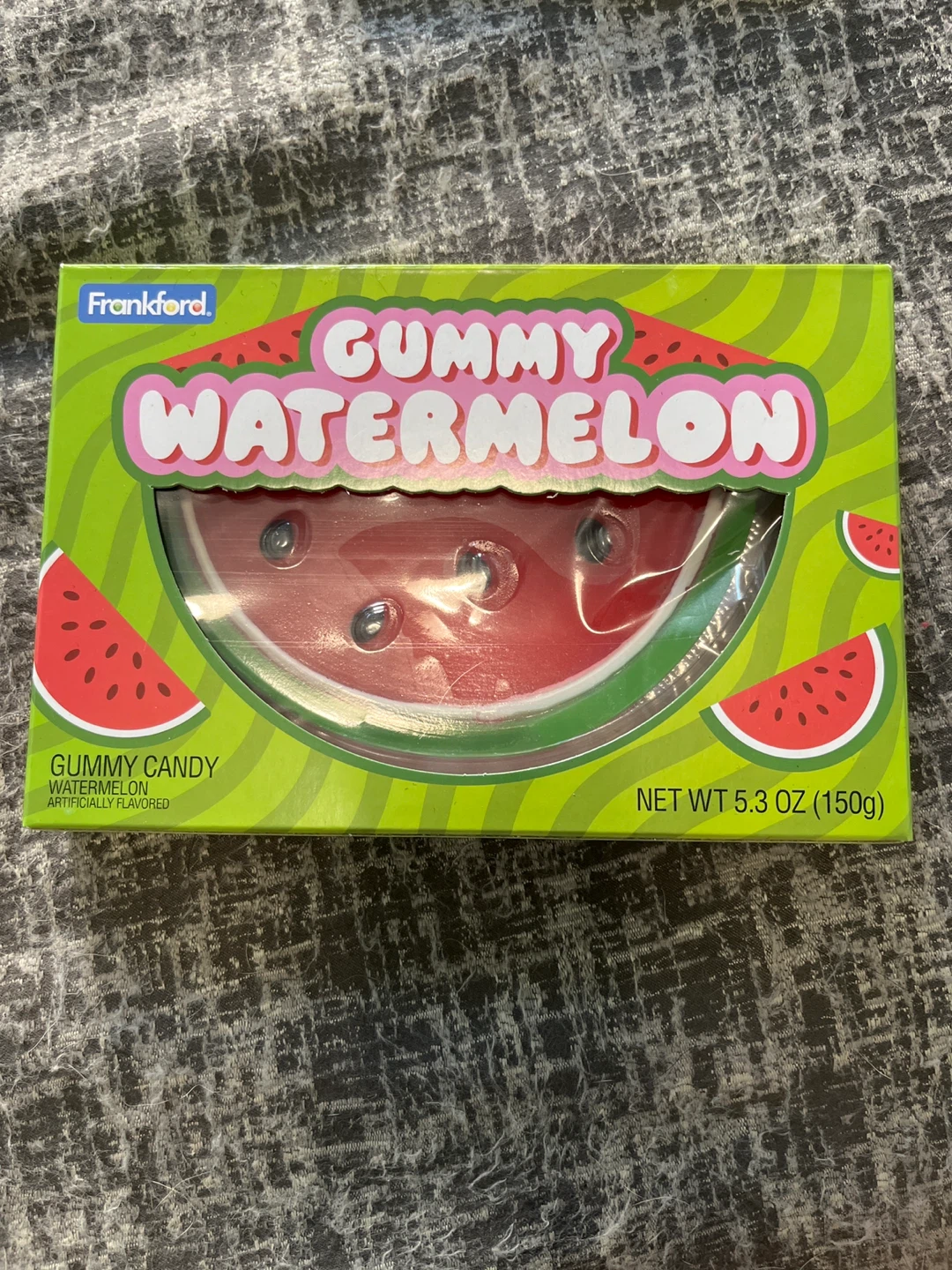 VIRAL CANDY Frankford GIANT Gummy Watermelon Candy