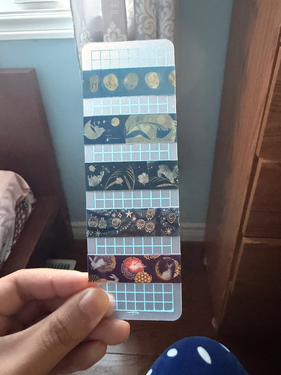 Assorted Washi Tape Samples on Plastic Cards - photo 2