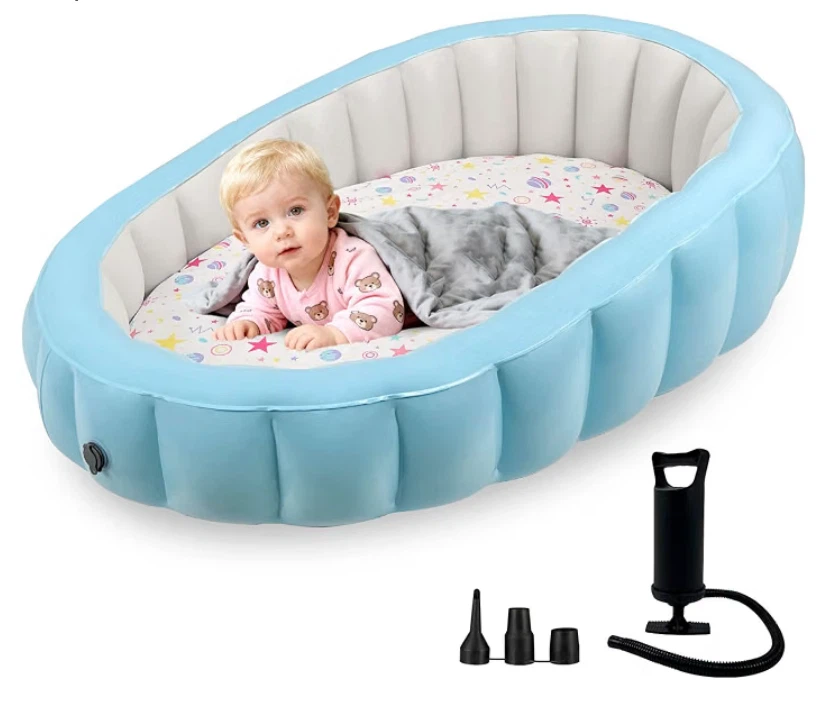 Inflatable Baby Nest with Manual Pump