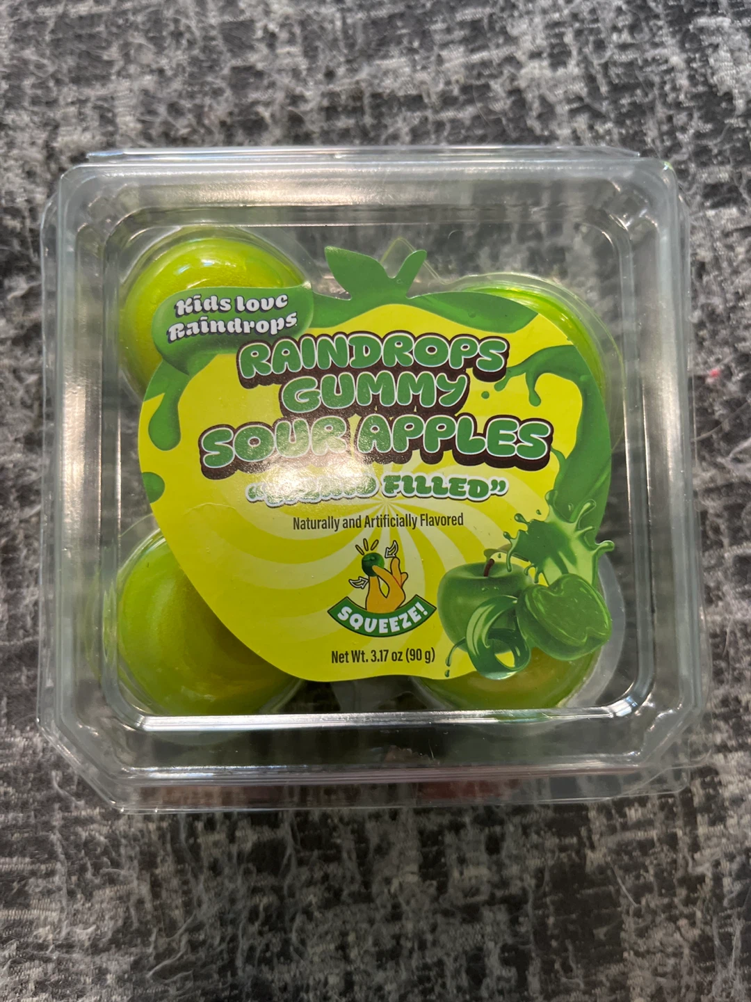VIRAL CANDY Raindrops Gummy Sour Apples