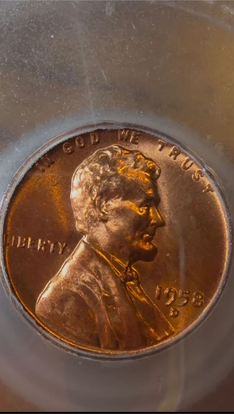 1958-D Wheat Penny - photo 3