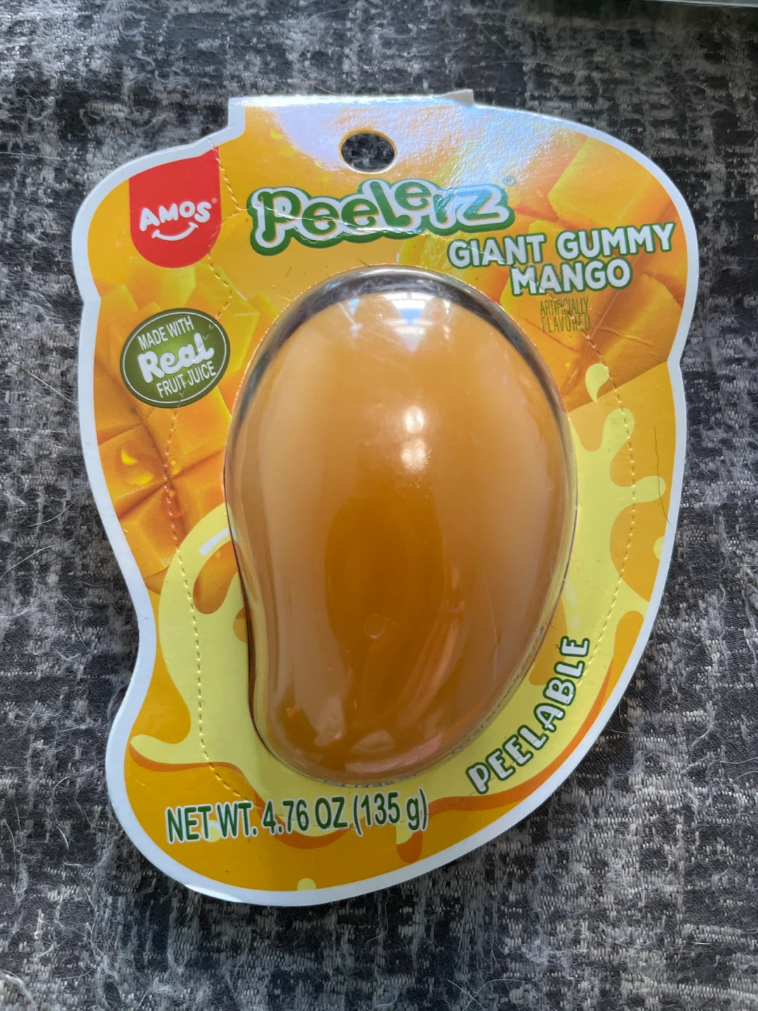 VIRAL CANDY Amos Peelerz Giant Gummy Mango