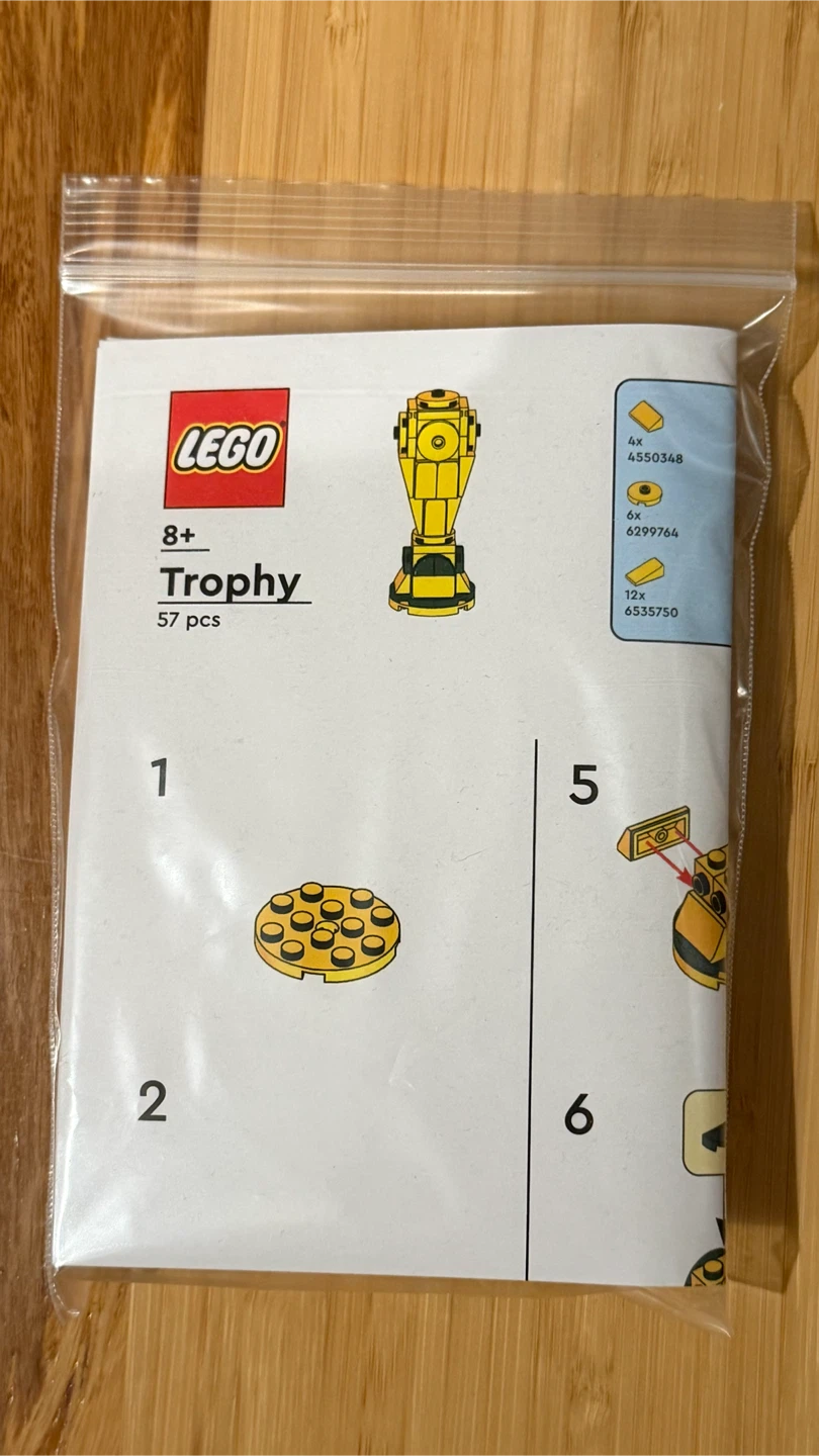 LEGO Trophy Building Set | 57 pieces