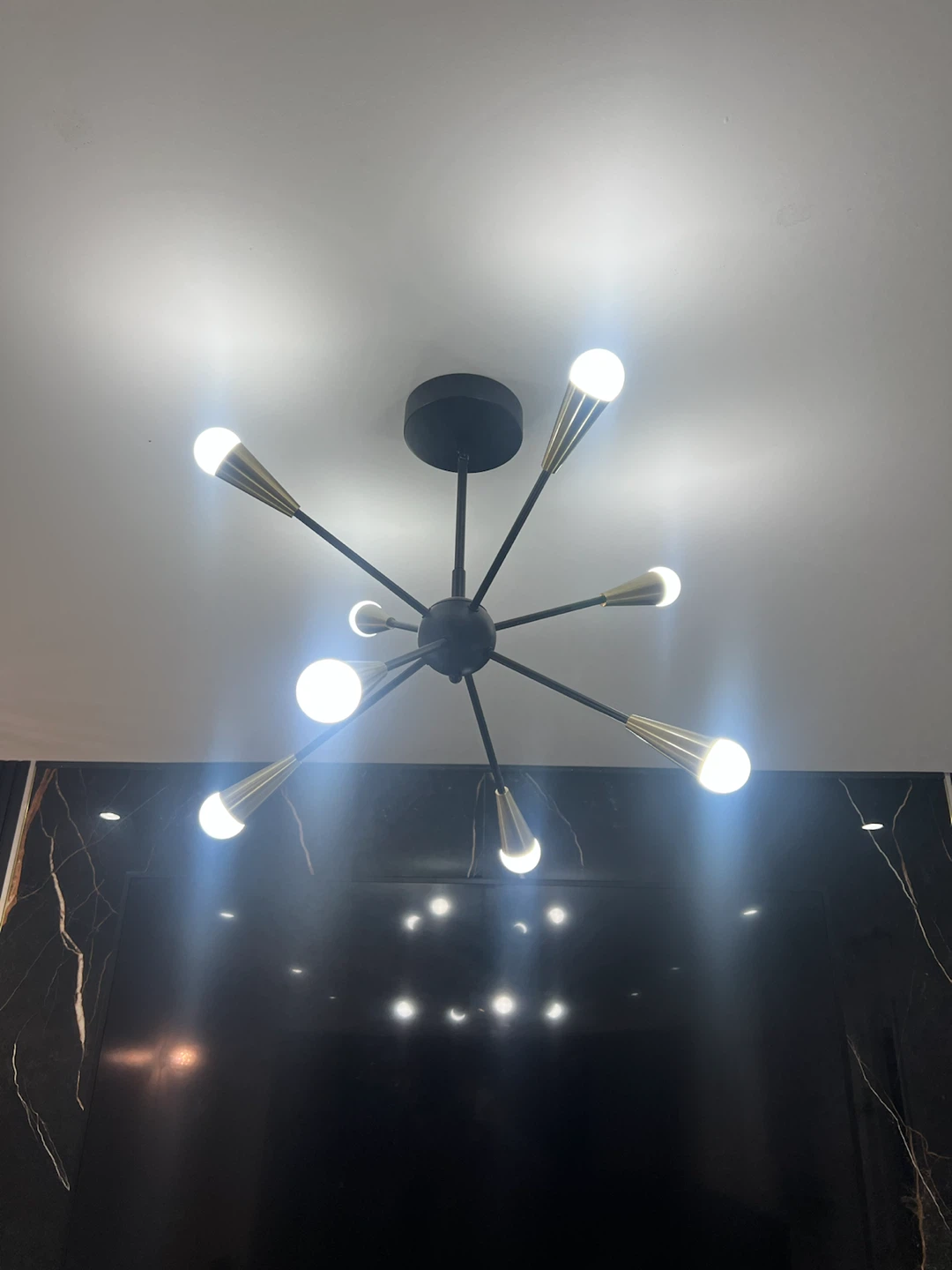 Modern Sputnik Chandelier