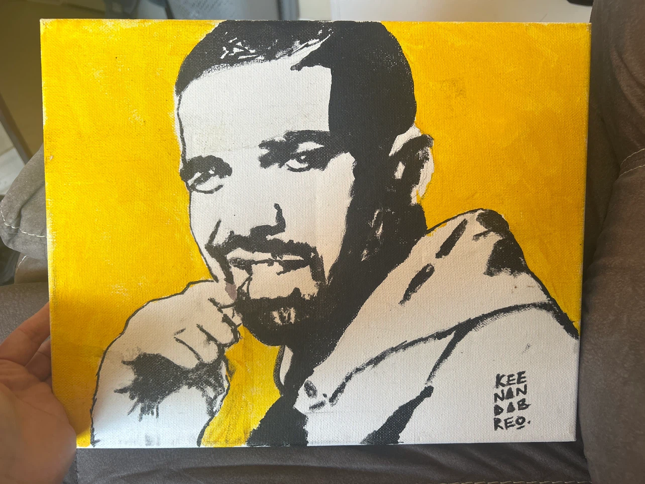 Drake Portrait Canvas Painting