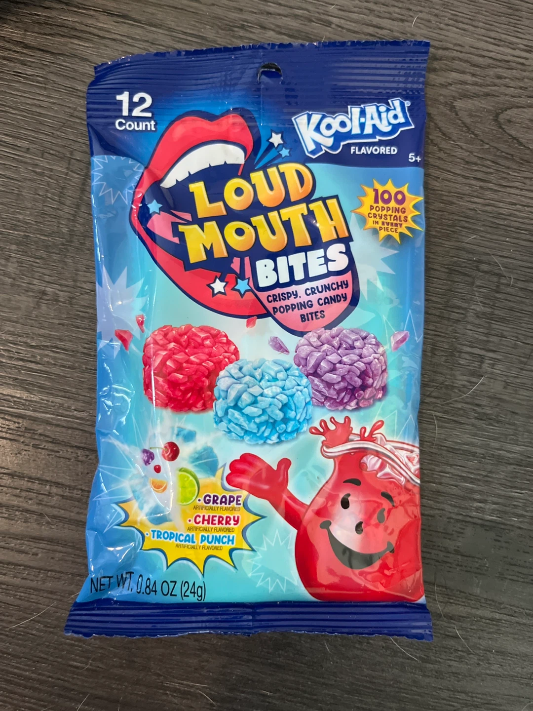 Kool-Aid Loud Mouth Bites Popping Candy