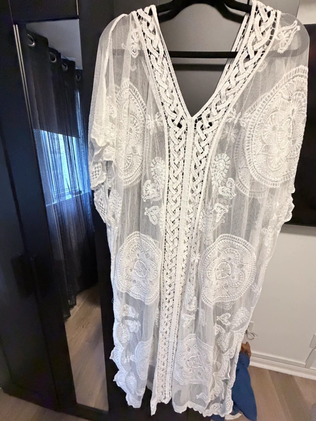 White Lace Beach Cover-Up