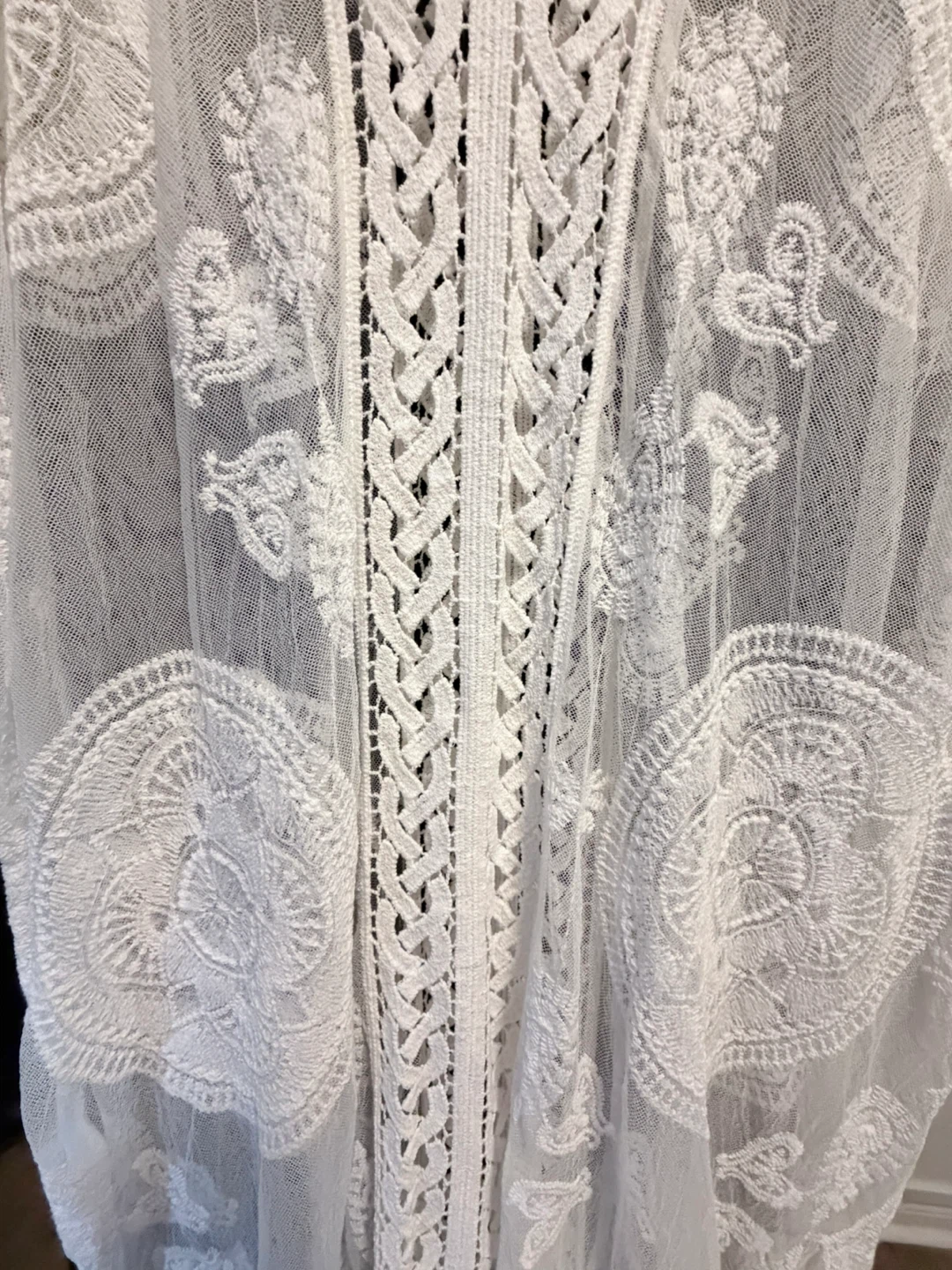 White Lace Beach Cover-Up - photo 2