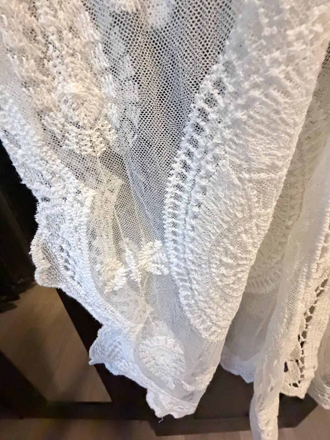 White Lace Beach Cover-Up - photo 3
