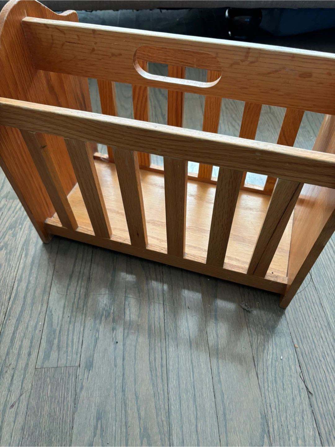 Wooden Magazine Rack
