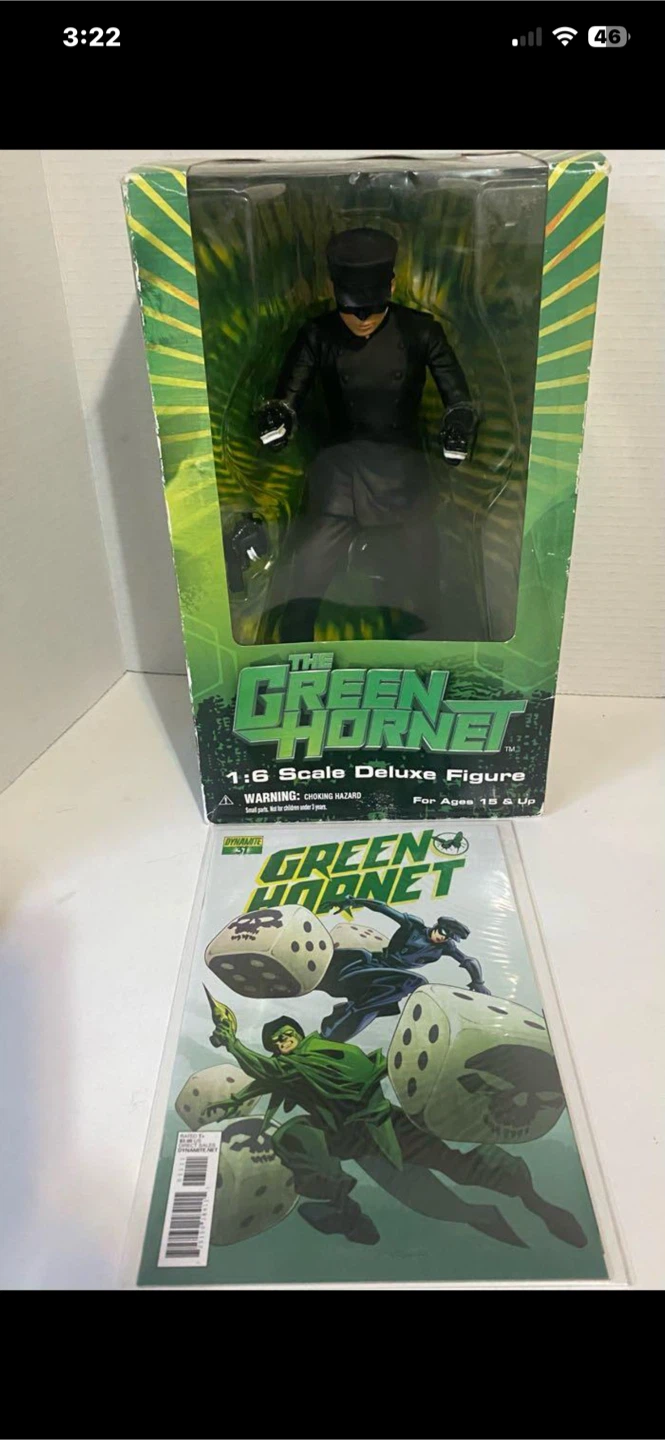 The Green Hornet 1:6 Scale Deluxe Figure and Comic - photo 2