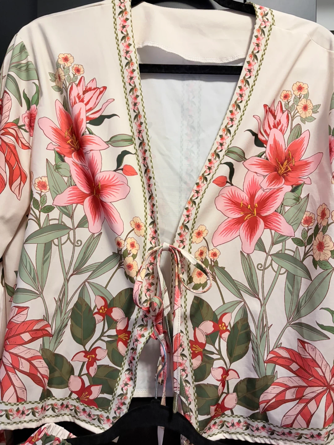 Floral Print Two-Piece Matching Set - photo 2