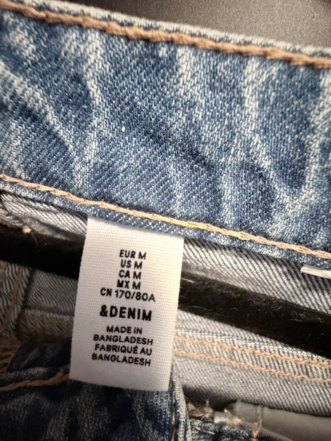 H&M &DENIM Light Wash Midi Denim Skirt - photo 2
