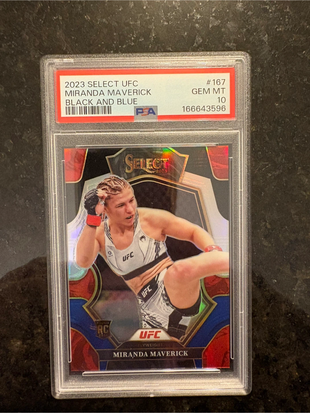 2023 Select UFC Miranda Maverick RC Rookie /49 PSA 10 GEM MINT