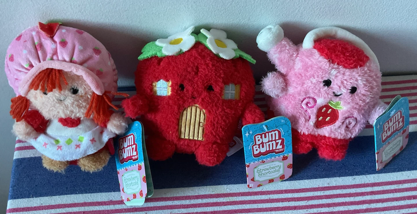 Strawberry Shortcake Bumbumz plushies (3 for $10)