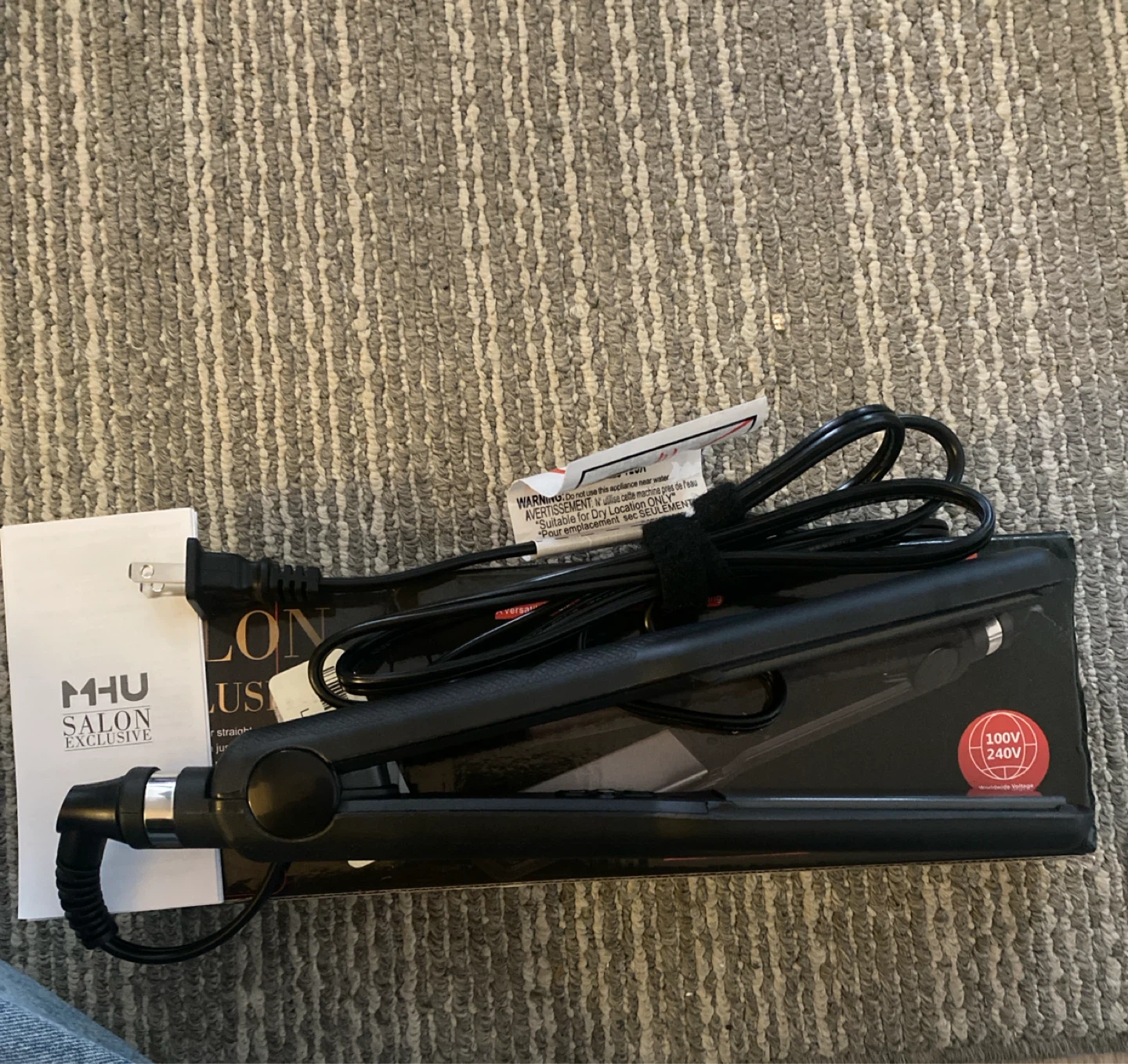 MHU Salon Exclusive Keratin Ion Hair Straightener - photo 3