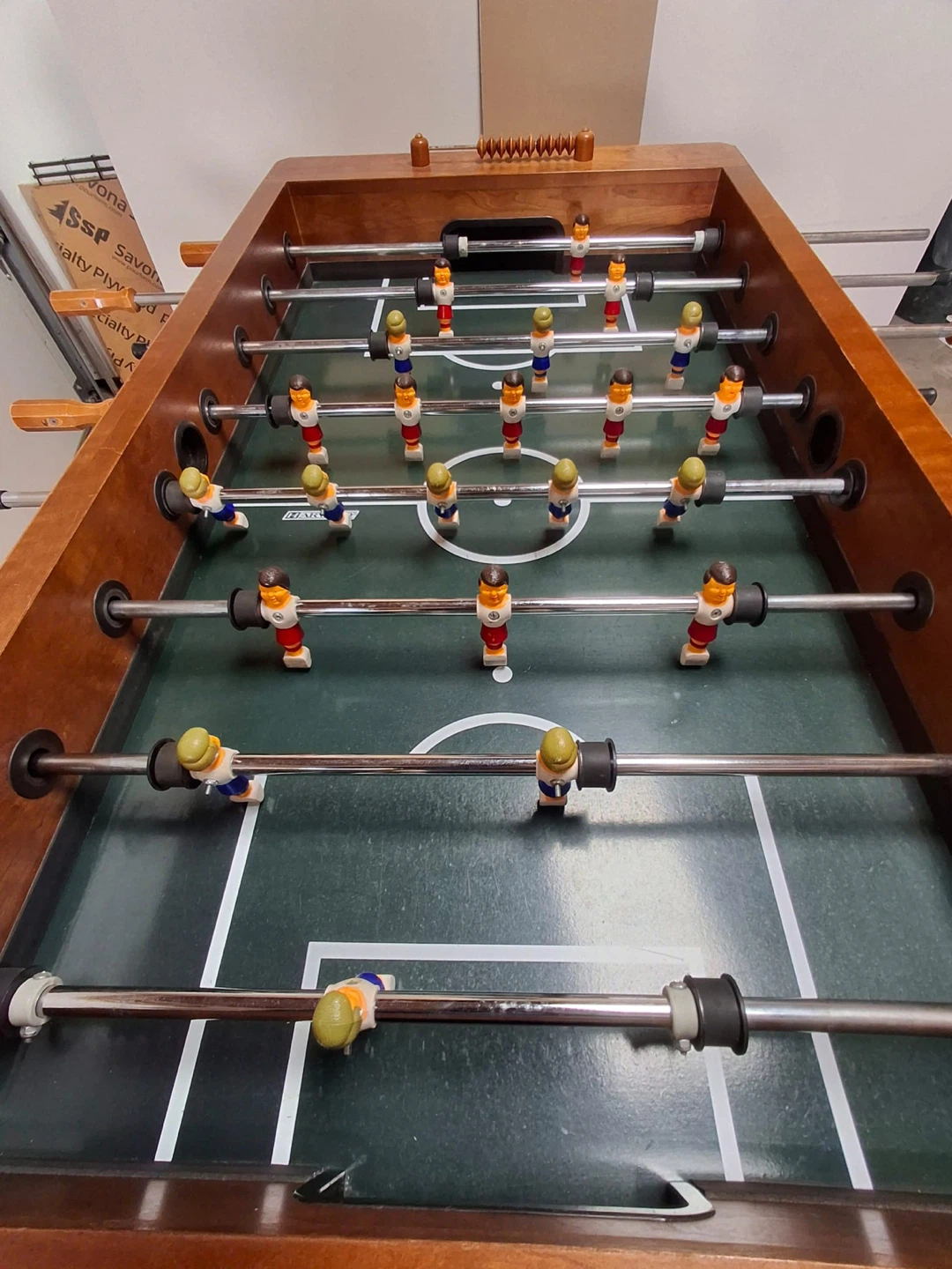 Harvard foosball table