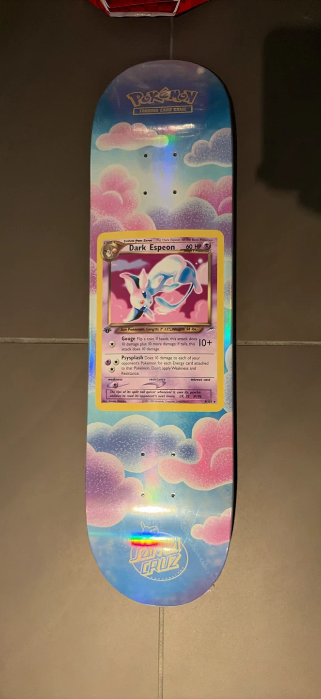 Pokemon Santa Cruz skateboard - Dark Espeon - photo 2